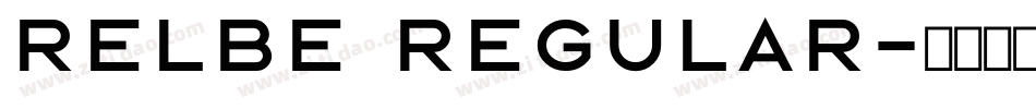 Relbe Regular字体转换